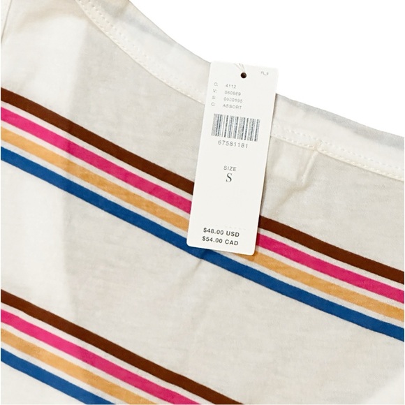 t.la Anthropologie Assorted Stripe Scoop-Neck Layering Tank Top - Picture 8 of 8